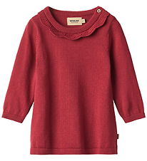 Wheat Kjole - Strik - Nannie - Red Cherry