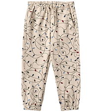 Wheat Sweatpants - Cosmo . Grey Cloud String Lights
