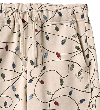 Wheat Sweatpants - Cosmo . Grey Cloud String Lights