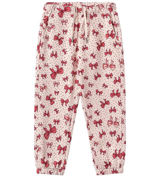 Wheat Sweatpants - Cosmo - Almond Peach Bows