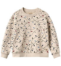 Wheat Sweatshirt - Sandro - Grey Cloud String Lights