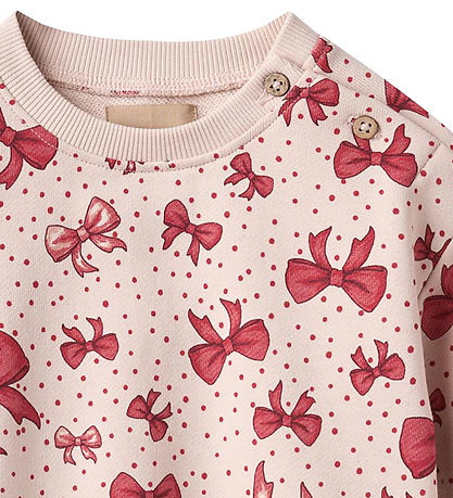 Wheat Sweatshirt - Lia - Almond Peach Bows