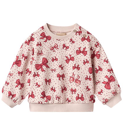 Wheat Sweatshirt - Lia - Almond Peach Bows