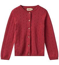 Wheat Cardigan - Strik - Maia - Red Cherry