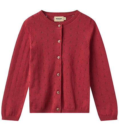 Wheat Cardigan - Strik - Maia - Red Cherry