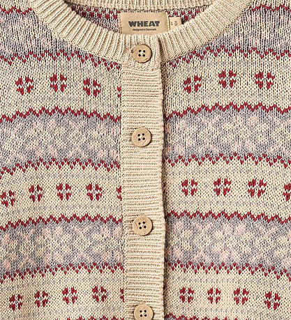 Wheat Cardigan - Strik - Vikki - Offwhite