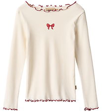 Wheat Bluse - Rib - Louann - Ivory