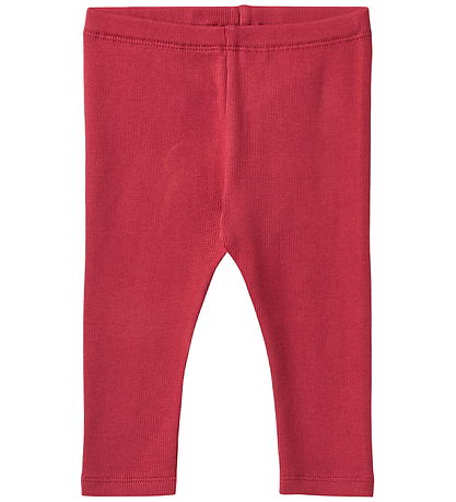 Wheat Leggings - Rib - Jules - Red Cherry