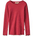 Wheat Bluse - Rib - Ida - Red Cherry