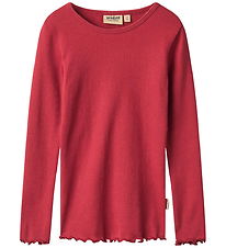 Wheat Bluse - Rib - Ida - Red Cherry