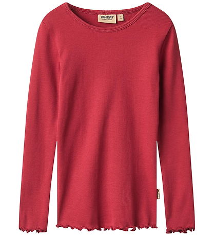Wheat Bluse - Rib - Ida - Red Cherry