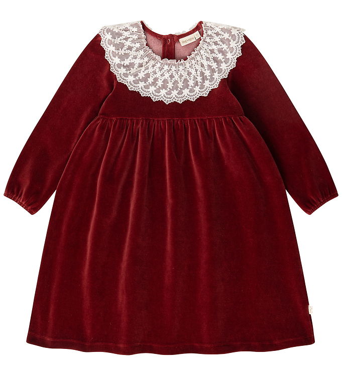 That's Mine - Walentina kjole - Rust wine - 98cm - 3Y