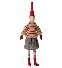 Maileg Nissepige - Str. 3 - Stribet Cardigan - Pixy