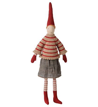 Maileg Nissepige - Str. 3 - Stribet Cardigan - Pixy