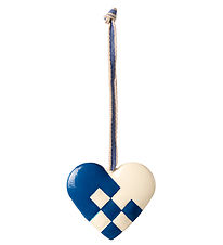 Maileg Ophæng - Metal - Hjerte - Dark Blue
