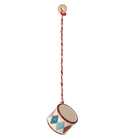 Maileg Ophængssæt - Metal - Peter's Christmas - Red/Blue