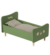 Maileg Miniature Seng - Teddy dad - Dusty green