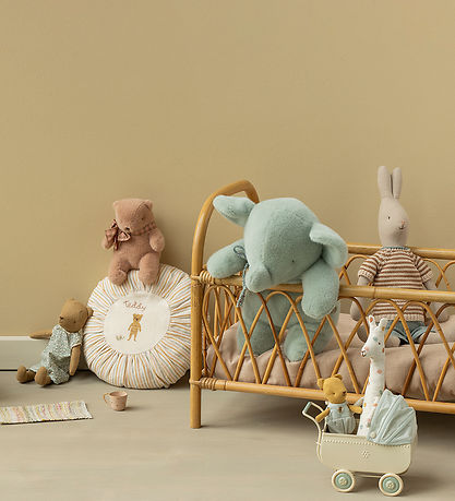 Maileg Bamse - Plyselefant - Medium - Soft mint