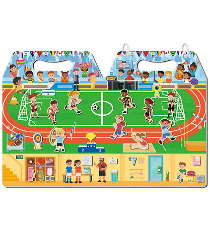 mierEdu Magnetisk Legesæt - Mit Stadion