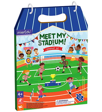 mierEdu Magnetisk Legesæt - Mit Stadion