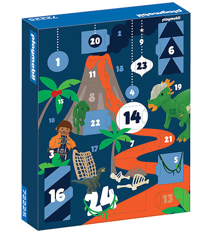 Playmobil Julekalender - 24 Låger - Dinoekspedition 72225
