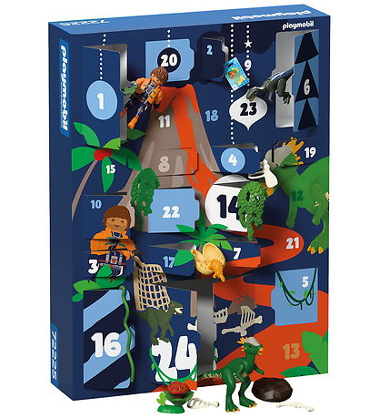 Playmobil Julekalender - 24 Låger - Dinoekspedition 72225