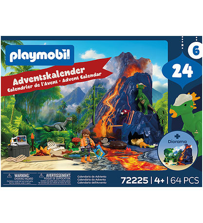 Playmobil Julekalender - 24 Låger - Dinoekspedition 72225