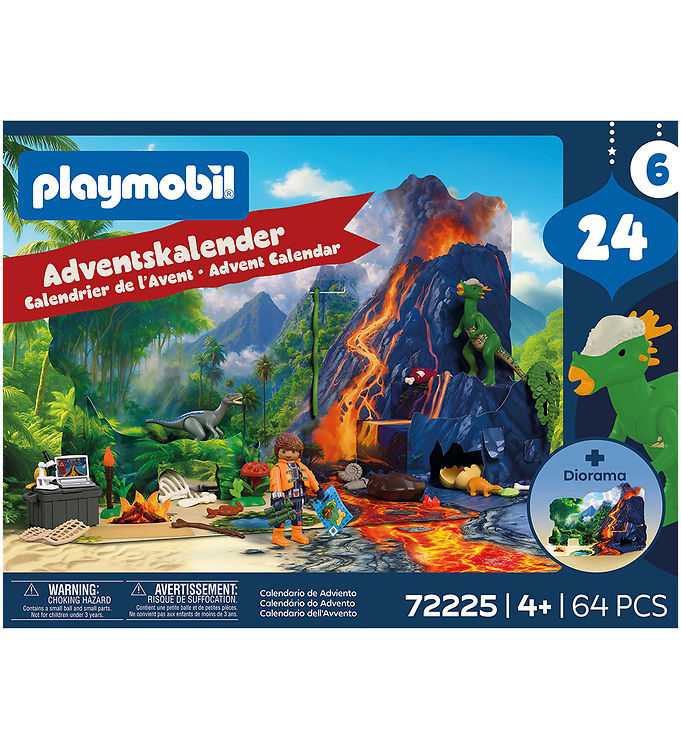 Playmobil Julekalender - 24 Låger - Dinoekspedition 72225