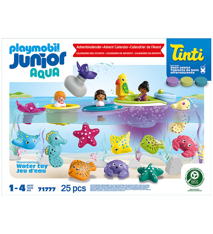 Playmobil Julekalender - 24 Låger - Farverig Badetid 71777