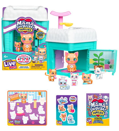 Little Live Pets - Mama Surprise Families - Mama's House - Assor