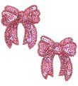 Konges Sløjd Hårspænder - 2-pak - Sequin Bow - Rapture Rose