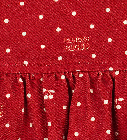 Konges Sløjd Kjole - Denim - Magot - Cherry Dot Derby