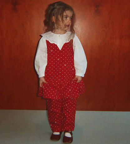Konges Sløjd Kjole - Denim - Magot - Cherry Dot Derby