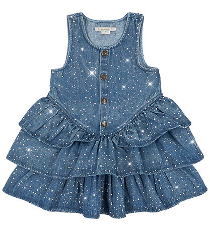 Konges Sløjd Kjole - Elba - Denim Sparkle