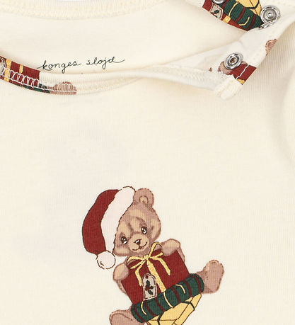 Konges Sløjd Sæt - Bukser/Body l/æ - Teddy Bear