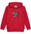 LEGO® Wear Ninjago Hættetrøje - LWSian 705 - Rød m- Print