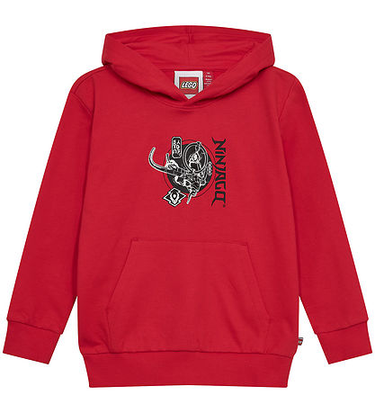 LEGO® Wear Ninjago Hættetrøje - LWSian 705 - Rød m- Print