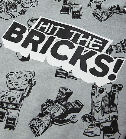 LEGO® Fortnite Cardigan - LWSian 702 - Grå m. Print