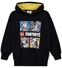 LEGO® Fortnite Hættetrøje - LWSian 700 - Sort m. Print