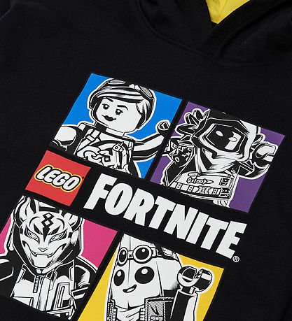 LEGO® Fortnite Hættetrøje - LWSian 700 - Sort m. Print