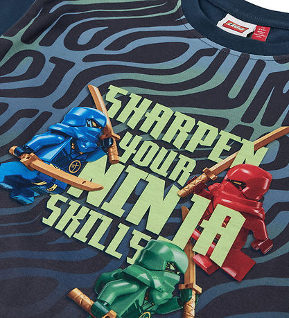 LEGO® Ninjago Bluse - LWTaj 713 - Dark Navy m. Print