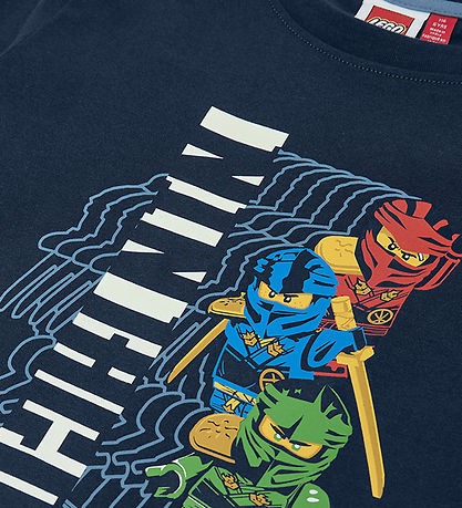 LEGO® Ninjago Nattøj - LWAiko 710 - Navy/Blå m. Selvlysende