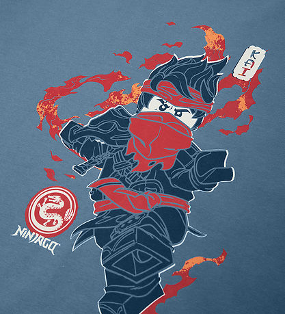 LEGO® Ninjago T-shirt - LWTaj 710 - Blå m. Print