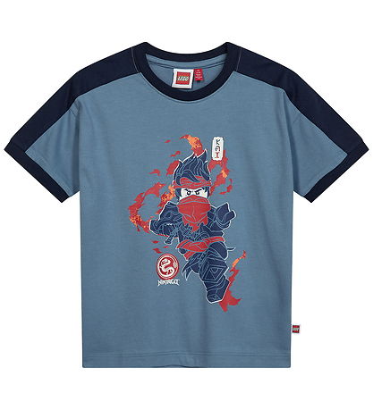 LEGO® Ninjago T-shirt - LWTaj 710 - Blå m. Print