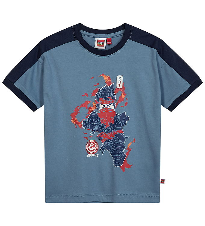 LEGO ® Ninjago T-shirt - LWTaj 710 - Blå m. Print