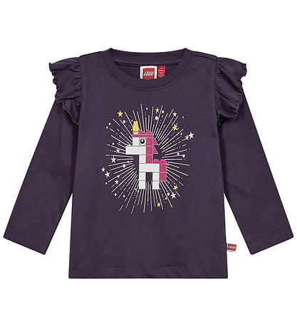 LEGO® Wear Bluse - LWTulip 700 - Lilla m. Print