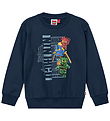 LEGO® Ninjago Sweatshirt - LWSian 714 - Navy m. Print