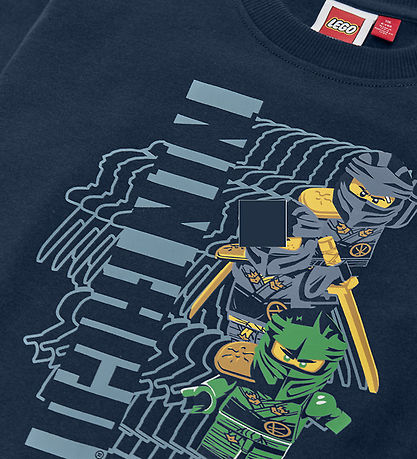 LEGO® Ninjago Sweatshirt - LWSian 714 - Navy m. Print