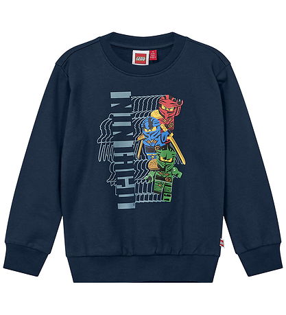 LEGO® Ninjago Sweatshirt - LWSian 714 - Navy m. Print
