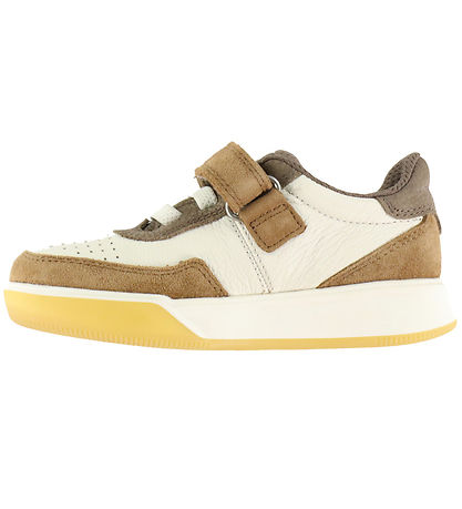 ECCO Sko - Street Court K - Camel/White/Marron